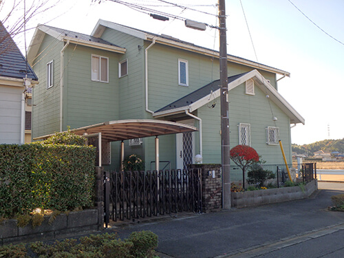 印西市S様邸　外部塗装・屋根カバー工法　【2022年1月施工】　施工前