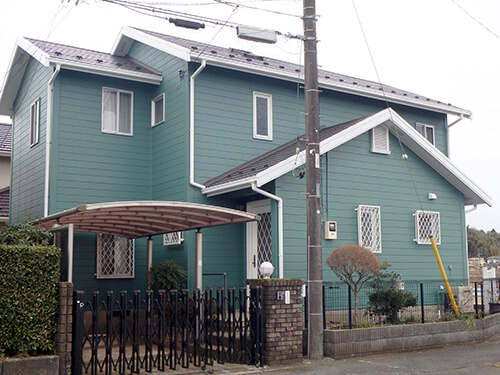 印西市S様邸　外部塗装・屋根カバー工法　【2022年1月施工】　施工後