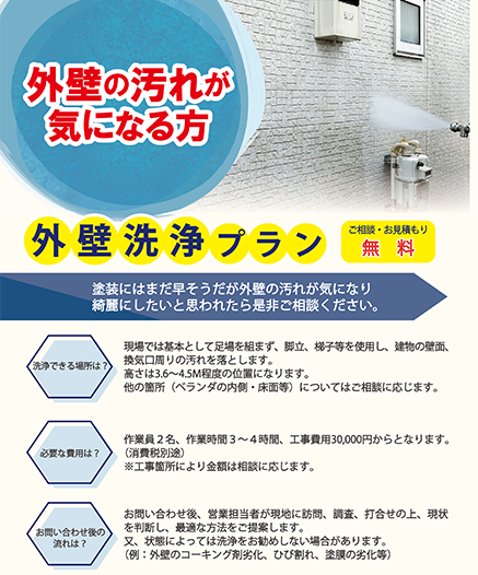 外壁の汚れが気になる方は松丸塗装店へ